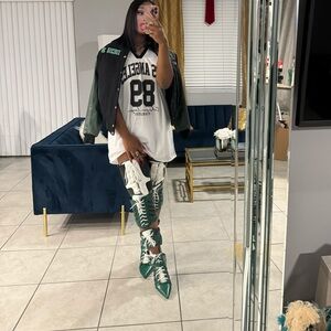 AZALEA WANG KANEY GREEN SPORT 2-1 BOOT